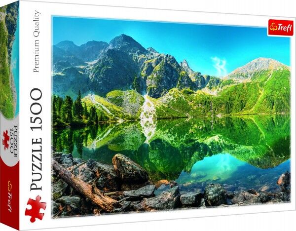Puzzle Mořské oko Tatry Polsko 1500 dílků